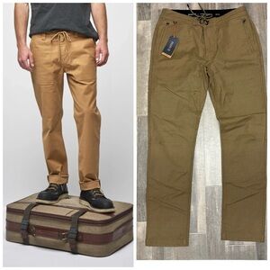 Roark Men's Chinos in Khaki Tan Slim Fit Pants -Layover Traveler SIZE 32